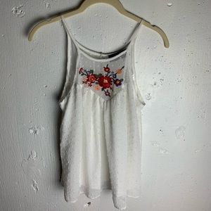 Francesca’s embroidered tank top